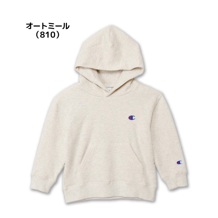26fw チャンピオン CHAMPION CK-E101 HOODED SWEATSHIRT キッズ プルオーバーパーカー 裏毛 綿100%