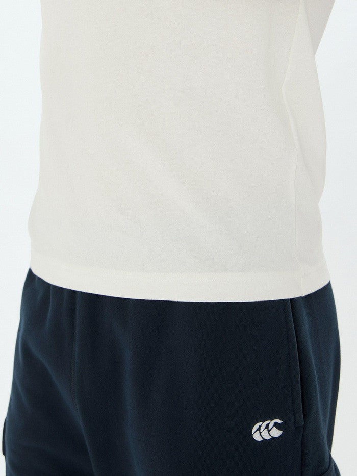 25ssカンタベリーCANTERBURYRA325122BショートスリーブティーシャツTシャツ半袖半そでシャツハカコットン綿100%トレーニング練習着普段着部活クラブカジュアルタウンユースウェアメンズかっこいい可愛いバックプリント白紺緑大きいサイズ