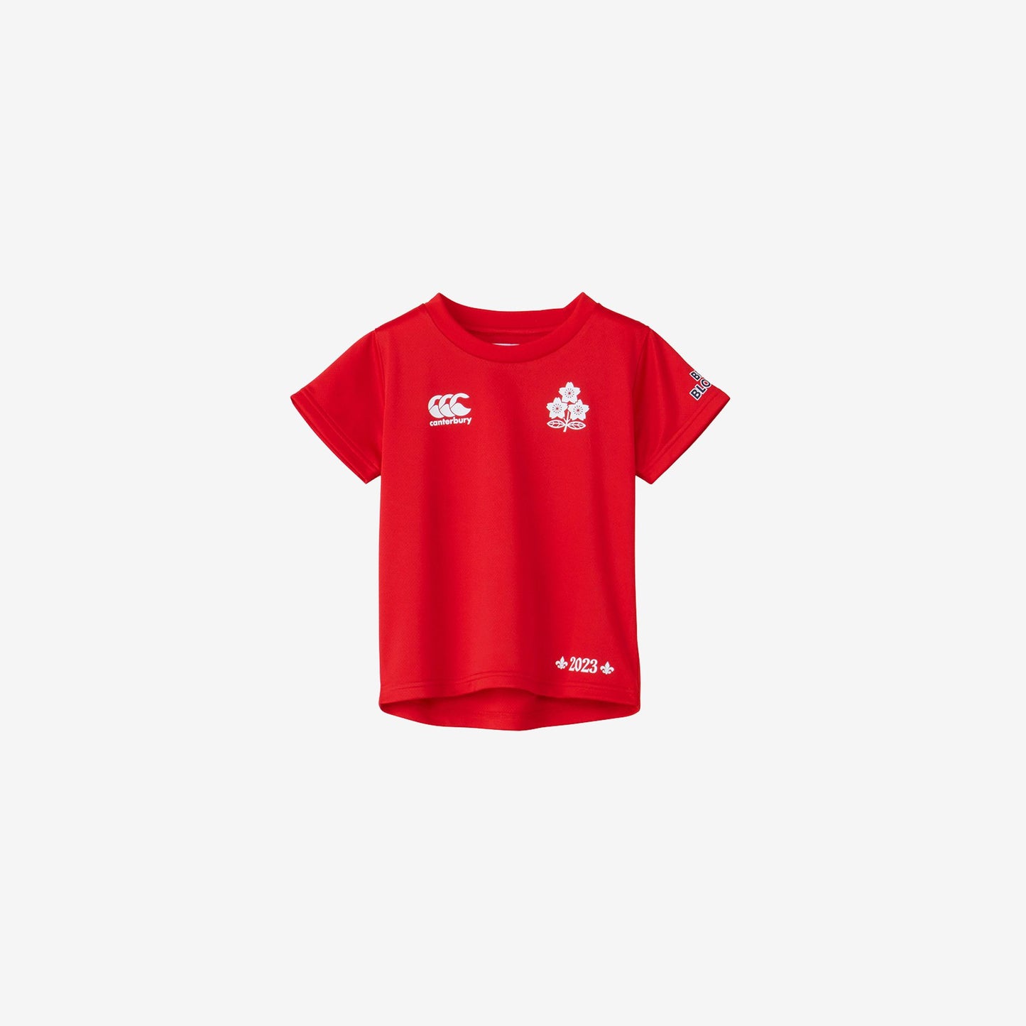 カンタベリーCANTERBURYRAJ33793JAPANS/SKIDSSPECTATORTEEキッズレッド(65)半袖半そでTシャツティーシャツグッズラグビー日本代表公式2023フランス応援記念ファンブレイブブロッサムズ子供子どもキッズジュニア