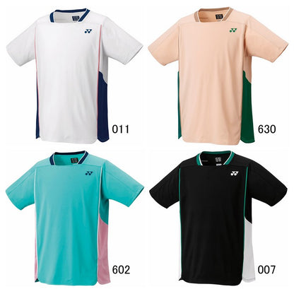 25ssヨネックスYONEX10627ユニゲームシャツゲームシャツTシャツシャツバドミントン速乾