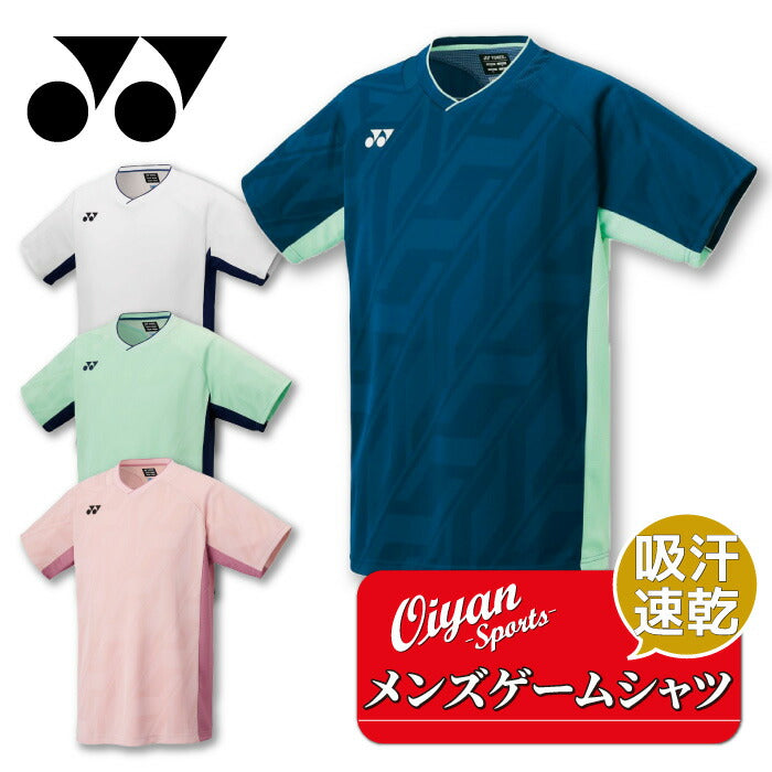 25ssヨネックスYONEX10632メンズゲームシャツゲームシャツTシャツシャツバドミントン速乾