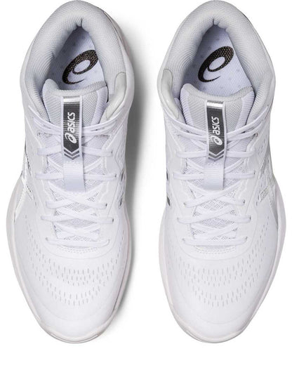 アシックスasics23ss1063A063バスケットボールシューズユニセックスGELHOOPV15WHITE/PURESILVER(100)バッシュフィット安定軽量クッション性耐久性スタンダード幅グリップ衝撃緩和ゴム底ゲルフープホワイト大きいサイズ