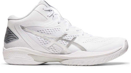 アシックスasics23ss1063A063バスケットボールシューズユニセックスGELHOOPV15WHITE/PURESILVER(100)バッシュフィット安定軽量クッション性耐久性スタンダード幅グリップ衝撃緩和ゴム底ゲルフープホワイト大きいサイズ