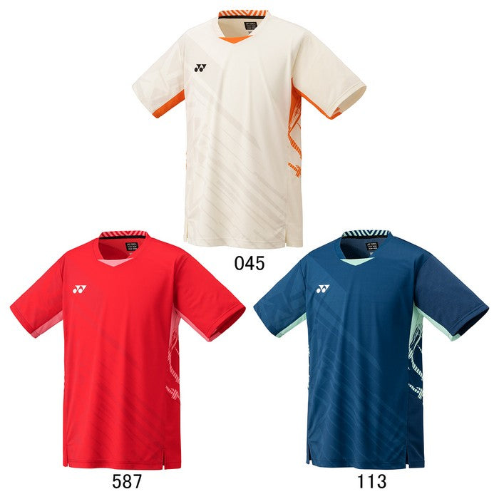 25ssヨネックスYONEX10642メンズゲームシャツゲームシャツTシャツシャツバドミントン速乾