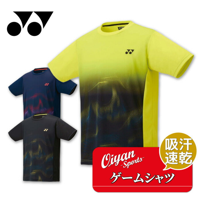 25fwヨネックスYONEX10679ユニゲームシャツ(フィットスタイル)ゲームシャツバドミントン半袖半そでベリークール吸汗速乾UVカット制電スポーツ運動メンズ