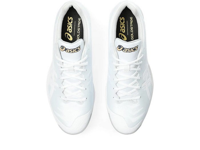 25fwアシックスASICS1121A068GOLDSTAGEI-PROFANG野球スパイクシューズ靴ホワイト白高校野球対応P革加工不要ゴールドステージベースボール鈴木誠也選手丸佳浩選手着用モデル