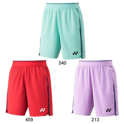 25fwヨネックスYONEX15207メンズニットハーフパンツニットハーフパンツバドミントンテニス吸汗速乾制電UVカットメンズクールストレッチ