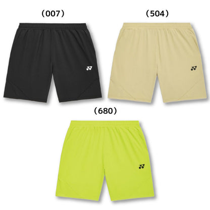 26ss ヨネックス YONEX 15245 ユニハーフパンツ ストレッチ素材 ハーフパンツ UVカット テニス