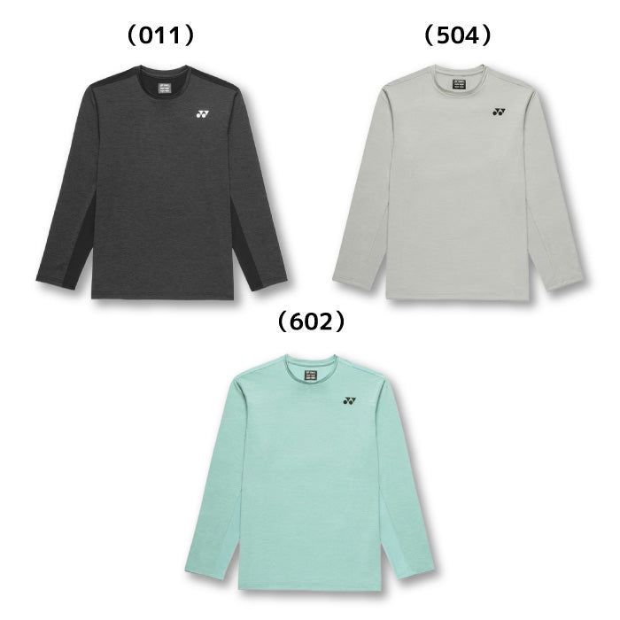 26ss ヨネックス YONEX 16848 ユニロングスリーブTシャツ ロングスリーブTシャツ 長袖 UVカット 吸汗速乾