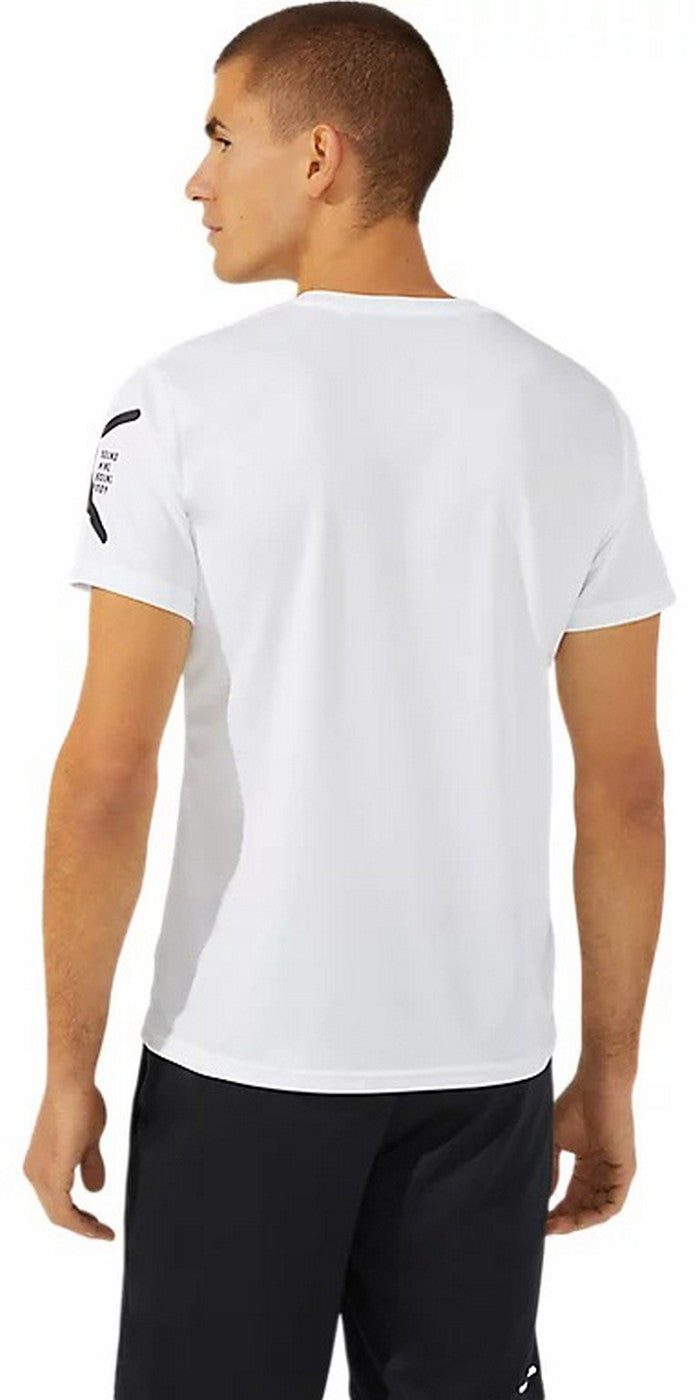 24fwアシックスASICS2031D729ドライ半袖シャツ(リサイクル素材)サッカー半袖Tシャツシャツメンズ吸汗速乾ドライ快適軽量リサイクル素材サークルスクール部活練習フットサルジムトレーニングランニングフィットネススポーツ黒白青紺赤