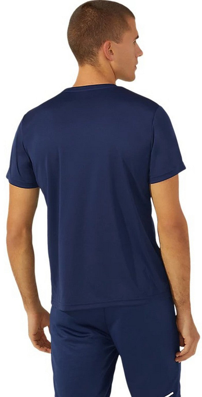 24fwアシックスASICS2031D729ドライ半袖シャツ(リサイクル素材)サッカー半袖Tシャツシャツメンズ吸汗速乾ドライ快適軽量リサイクル素材サークルスクール部活練習フットサルジムトレーニングランニングフィットネススポーツ黒白青紺赤