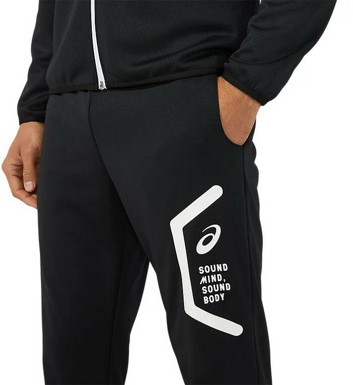 24fwアシックスASICS2031D910ドライトレーニングスリムパンツ(リサイクル素材)トレーニングウエアジャージトレーニングパンツロングパンツ吸汗速乾ドライスリムメンズリサイクル素材ジムトレーニング学校部活スクールチームランニング