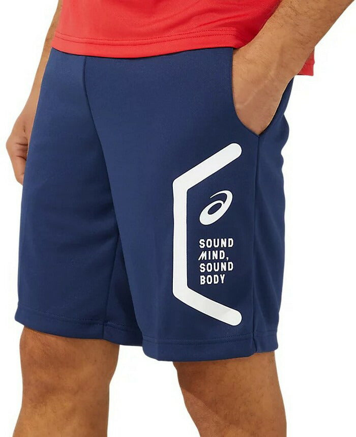 24fwアシックスASICS2031D911TEAMHEXKNITHARFPNTREトレーニングウエアジャージトレーニングパンツハーフパンツ吸汗速乾ドライスリムメンズリサイクル素材ジムトレーニング学校部活スクールランニングHEXAGONヘキサゴンビッグ