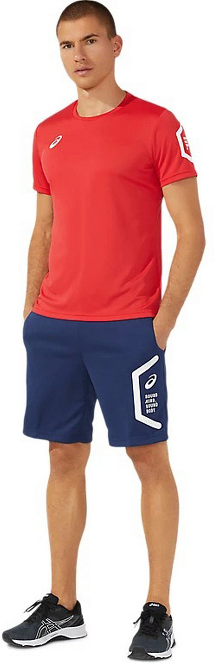 24fwアシックスASICS2031D911TEAMHEXKNITHARFPNTREトレーニングウエアジャージトレーニングパンツハーフパンツ吸汗速乾ドライスリムメンズリサイクル素材ジムトレーニング学校部活スクールランニングHEXAGONヘキサゴンビッグ