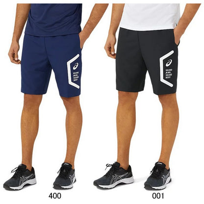 24fwアシックスASICS2031E054ドライクロスハーフパンツトレーニングウエアジャージトレーニングパンツ短パンハーフパンツ吸汗速乾ドライスリムメンズリサイクル素材ジムトレーニング部活スクールランニングサッカーフットサルHEXAGONヘキサゴン
