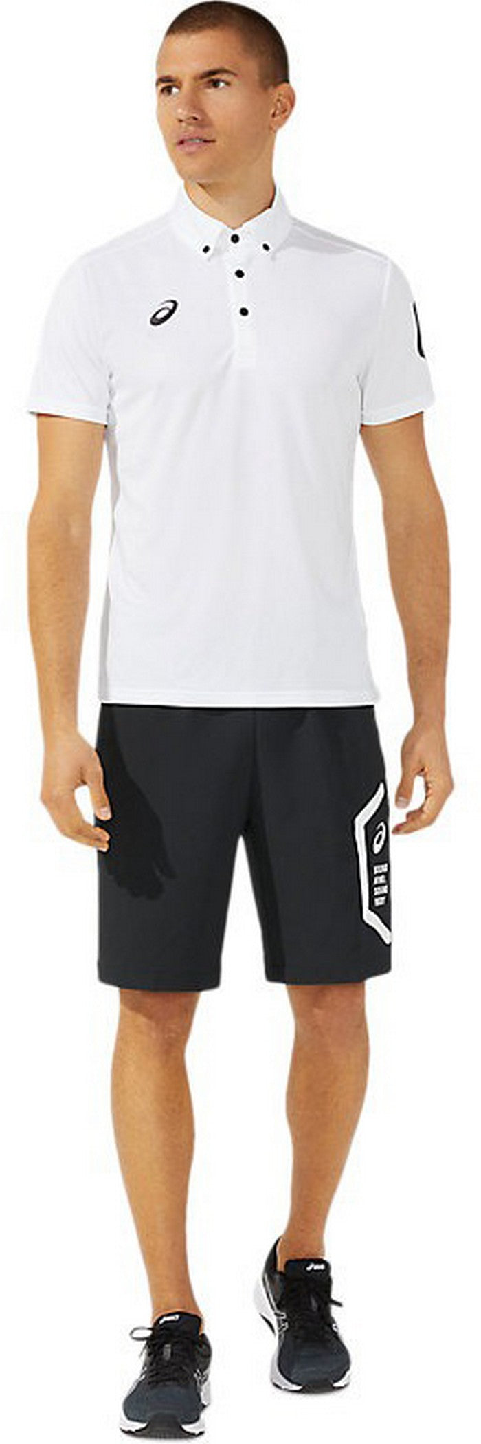 24fwアシックスASICS2031E054ドライクロスハーフパンツトレーニングウエアジャージトレーニングパンツ短パンハーフパンツ吸汗速乾ドライスリムメンズリサイクル素材ジムトレーニング部活スクールランニングサッカーフットサルHEXAGONヘキサゴン