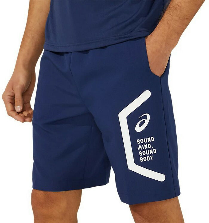 24fwアシックスASICS2031E054ドライクロスハーフパンツトレーニングウエアジャージトレーニングパンツ短パンハーフパンツ吸汗速乾ドライスリムメンズリサイクル素材ジムトレーニング部活スクールランニングサッカーフットサルHEXAGONヘキサゴン