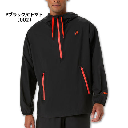 26fw アシックス ASICS 2033C015 HERITAGEダブルウィーブリラックスジャケット ストレッチ 二重織 ハーフジップ