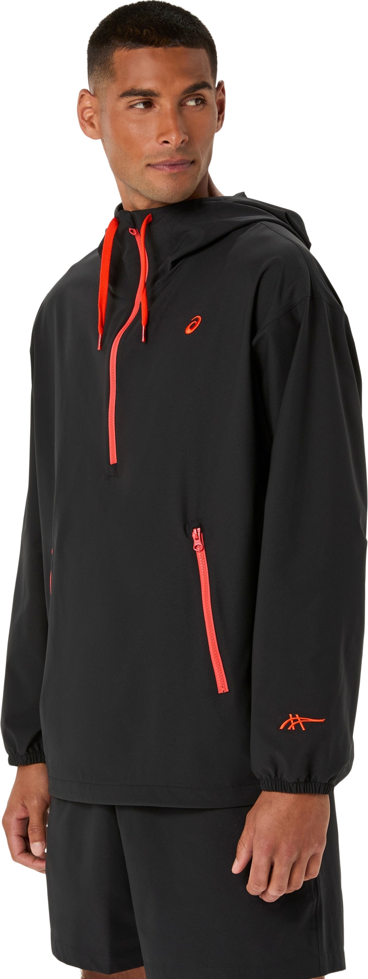 26fw アシックス ASICS 2033C015 HERITAGEダブルウィーブリラックスジャケット ストレッチ 二重織 ハーフジップ