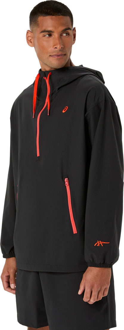 26fw アシックス ASICS 2033C015 HERITAGEダブルウィーブリラックスジャケット ストレッチ 二重織 ハーフジップ