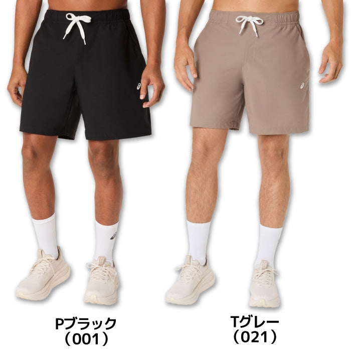 26fw アシックス ASICS 2033C017 HERITAGEダブルウィーブ7INショーツ ストレッチ 二重織 7インチ丈