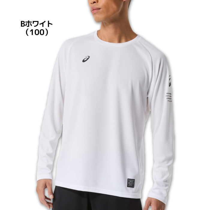 26fw アシックス ASICS 2033C187 ドライロゴグラフィック長袖シャツ 吸汗速乾 グラフィック ロンT