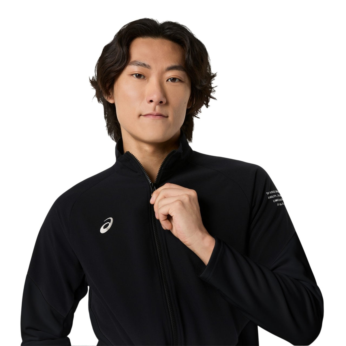 26fw アシックス ASICS 2033C198 ドライハイブリットニットジャケット 吸汗速乾 はっ水 ストレッチ