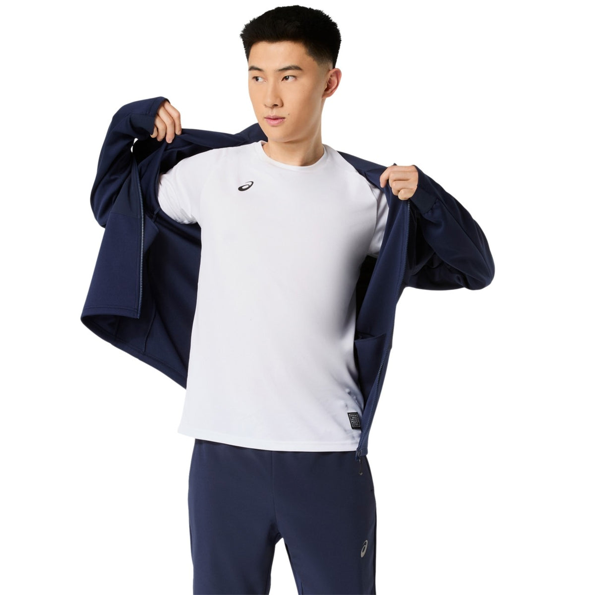26fw アシックス ASICS 2033C198 ドライハイブリットニットジャケット 吸汗速乾 はっ水 ストレッチ