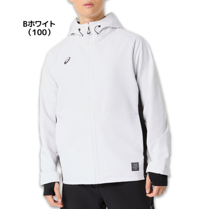 26fw アシックス ASICS 2033C202 はっ水ソフトシェルフーディー はっ水 防風 裏起毛 ソフトシェル