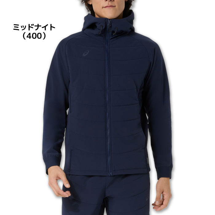26fw アシックス ASICS 2033C204 ハイブリット中わたフリースフーディー 吸湿発熱 中わた フリース