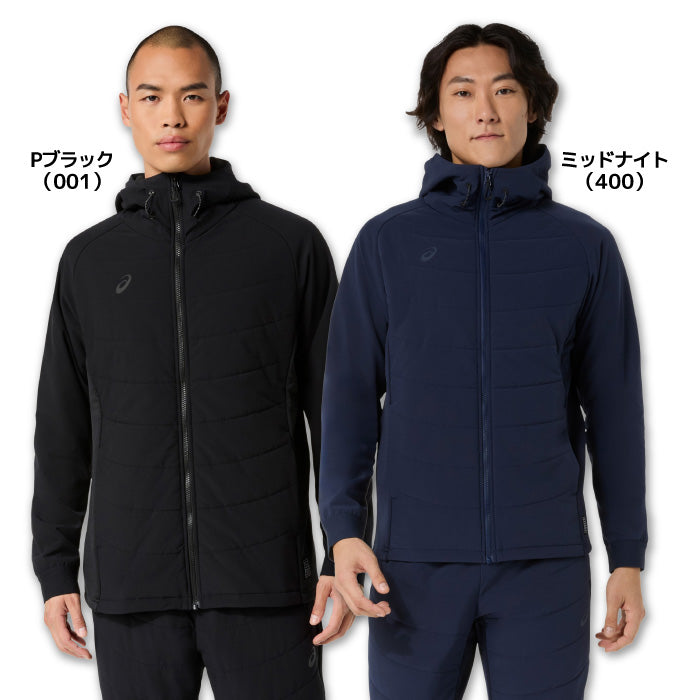 26fw アシックス ASICS 2033C204 ハイブリット中わたフリースフーディー 吸湿発熱 中わた フリース