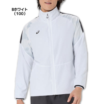 26fw アシックス ASICS 2033C207 裏トリコットウインドブレーカージャケット 吸湿発熱 防風 はっ水 JAPONISMグラフィック
