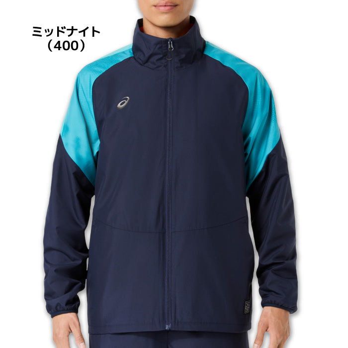 26fw アシックス ASICS 2033C207 裏トリコットウインドブレーカージャケット 吸湿発熱 防風 はっ水 JAPONISMグラフィック