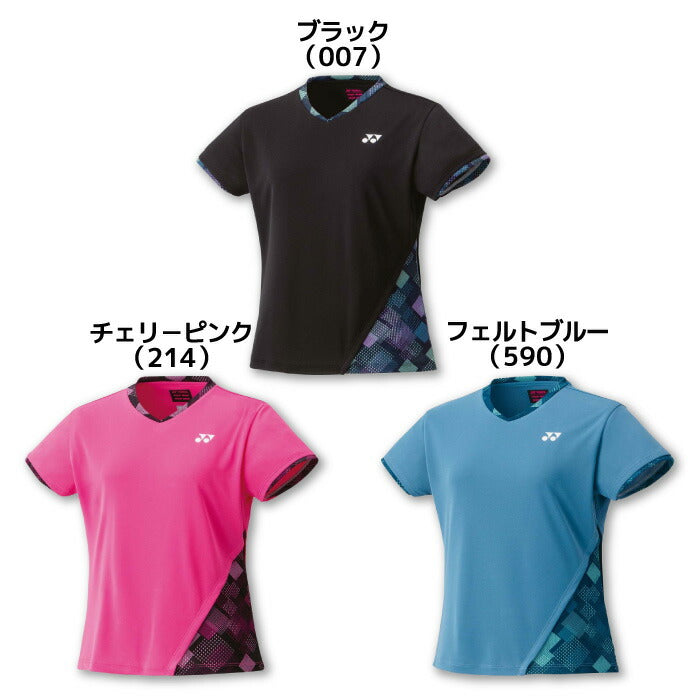 25fwヨネックスYONEX20894ウィメンズゲームシャツゲームシャツトップスレディースバドミントン吸汗速乾UVカット制電