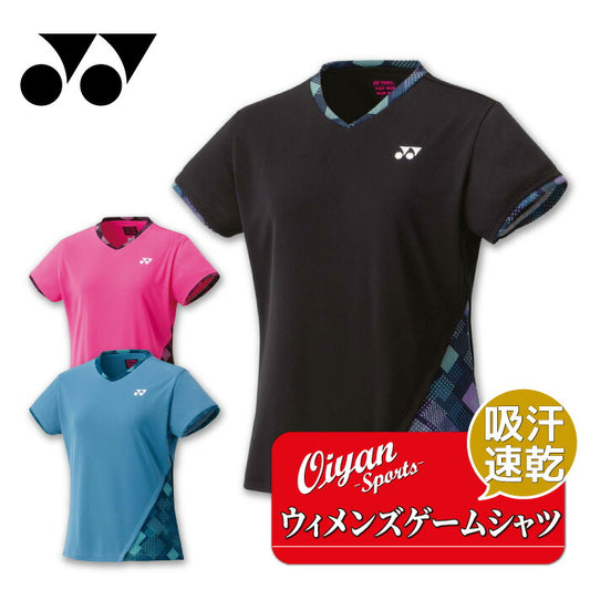25fwヨネックスYONEX20894ウィメンズゲームシャツゲームシャツトップスレディースバドミントン吸汗速乾UVカット制電