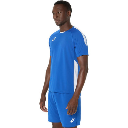 25fwアシックスASICS2101A307半袖ゲームシャツサッカー半袖シャツシャツ半袖Tシャツ吸汗速乾フットサルジュニアメンズサッカーウエア