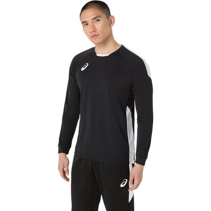 25fwアシックスASICS2101A308ゲームシャツ(長袖)サッカー長袖シャツシャツ長袖Tシャツ吸汗速乾フットサルジュニアメンズサッカーウエア