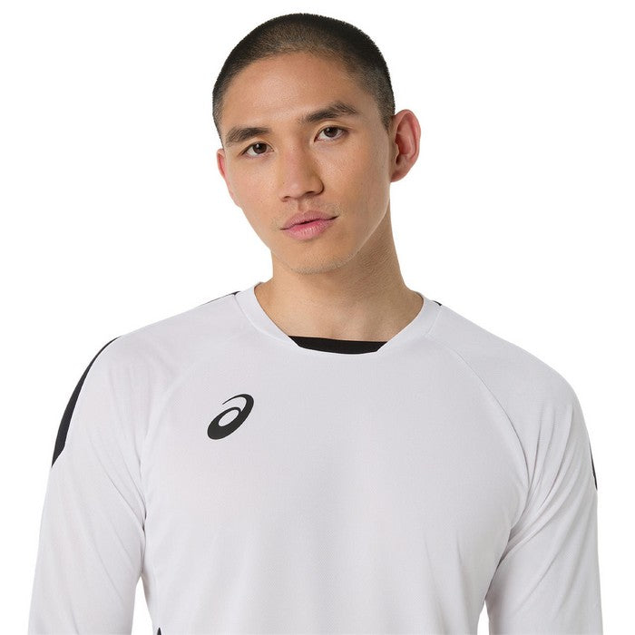 25fwアシックスASICS2101A308ゲームシャツ(長袖)サッカー長袖シャツシャツ長袖Tシャツ吸汗速乾フットサルジュニアメンズサッカーウエア