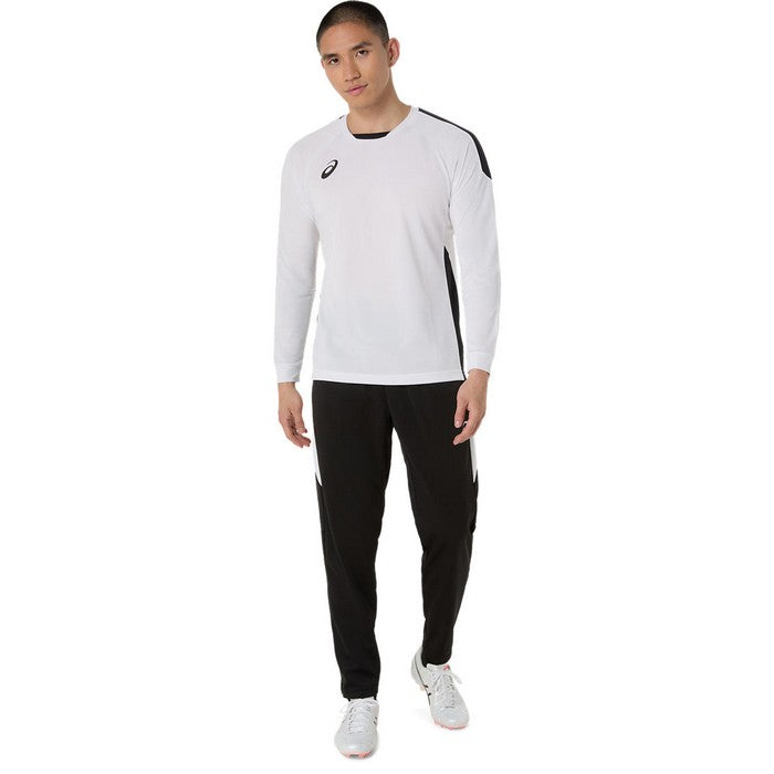 25fwアシックスASICS2101A308ゲームシャツ(長袖)サッカー長袖シャツシャツ長袖Tシャツ吸汗速乾フットサルジュニアメンズサッカーウエア