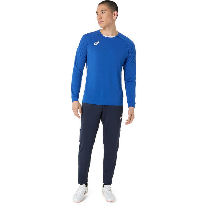 25fwアシックスASICS2101A308ゲームシャツ(長袖)サッカー長袖シャツシャツ長袖Tシャツ吸汗速乾フットサルジュニアメンズサッカーウエア