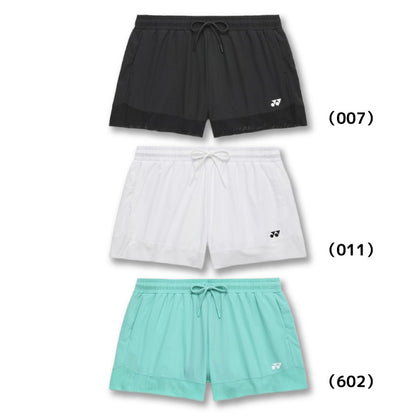 26ss ヨネックス YONEX 25116 ウィメンズショートパンツ インナースパッツ付き ショートパンツ UVカット