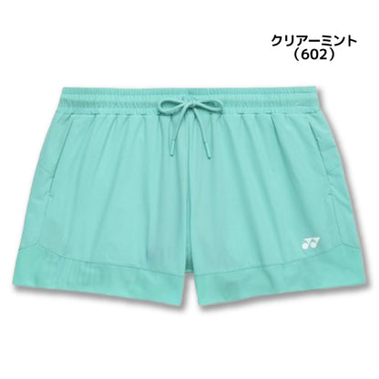 26ss ヨネックス YONEX 25116 ウィメンズショートパンツ インナースパッツ付き ショートパンツ UVカット