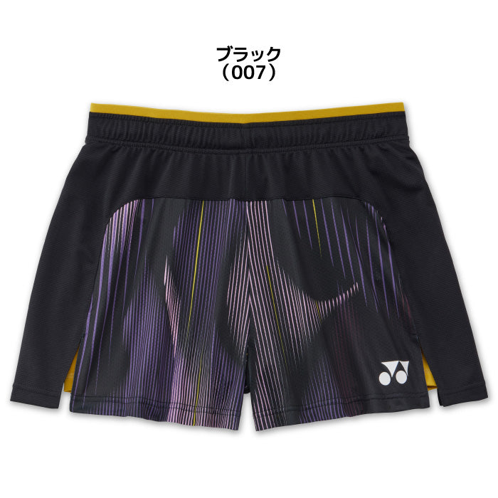 26fw ヨネックス YONEX 25123 ウィメンズショートパンツ インナースパッツ付き ショートパンツ 審査合格品