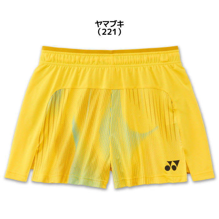 26fw ヨネックス YONEX 25123 ウィメンズショートパンツ インナースパッツ付き ショートパンツ 審査合格品