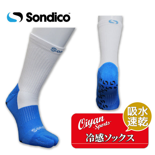 26fw ソンディコ SONDICO 25F281 レイカンキノウソックス 冷感機能ソックス 吸汗速乾 THECOOL 足袋型