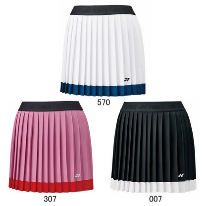 25ssヨネックスYONEX26162ウィメンズスカートスカートボトムテニスレディース吸汗速乾UVカット