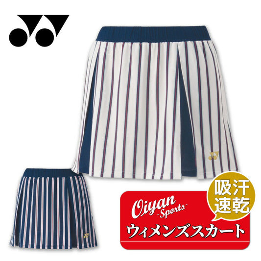 25fwヨネックスYONEX26178ウィメンズスカートスカートプリント柄吸汗速乾UVカット制電レディースバドミントンテニス