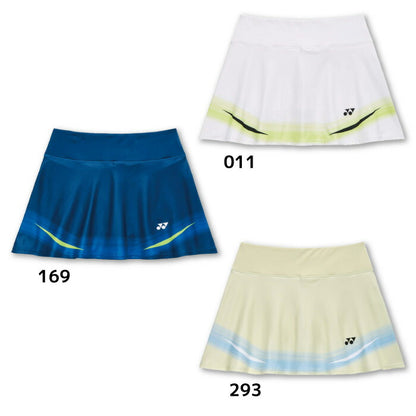 26ssヨネックスYONEX26183ウィメンズスカート(インナースパッツ付)スカートインナー付きショートパンツボトムステニスバドミントンレディース吸汗速乾制電