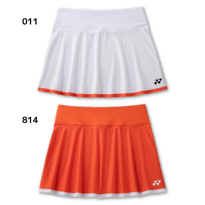 26ssヨネックスYONEX26197ウィメンズスカート(インナースパッツ付)スカートインナー付きインナースパッツショートパンツボトムステニスバドミントンレディース制電UVUVカット