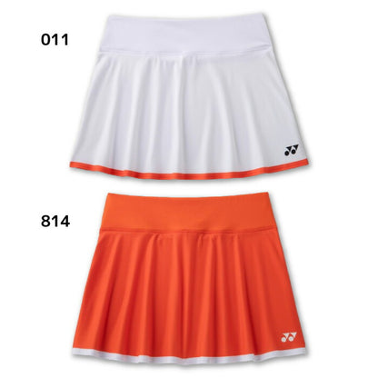 26ssヨネックスYONEX26197ウィメンズスカート(インナースパッツ付)スカートインナー付きインナースパッツショートパンツボトムステニスバドミントンレディース制電UVUVカット